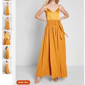NWT ModCloth Meant to Be V-Neck Maxi Dress